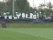 Borussia MG, coreo ultras in allenamento