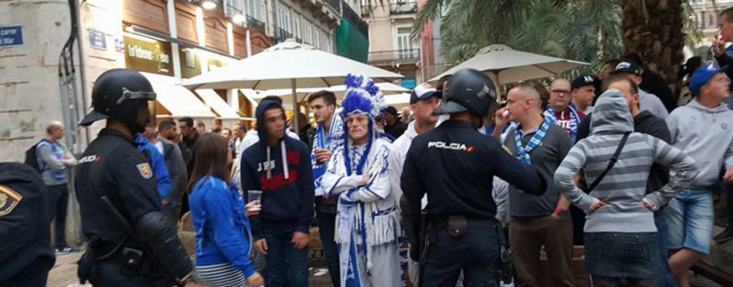 Gent, repressione ingiustificata in trasferta a Valencia