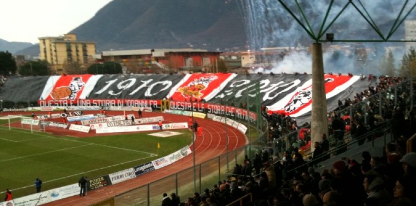 Nocera non torna allo stadio