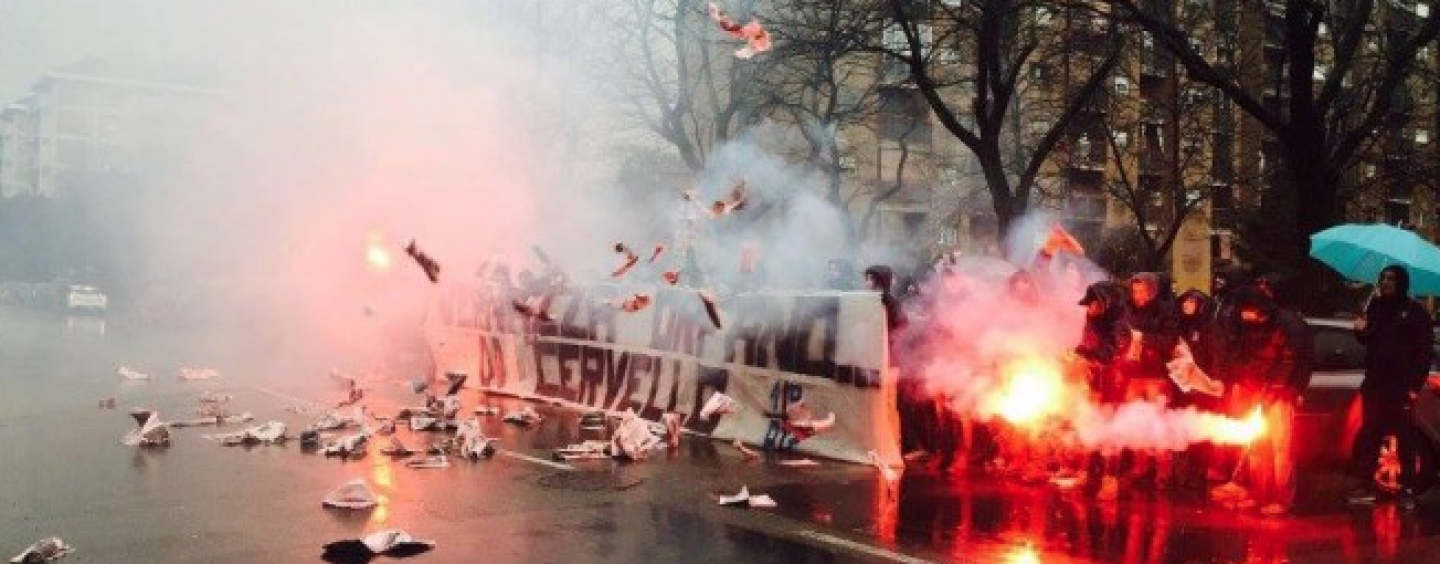 La protesta contro la Gazzetta