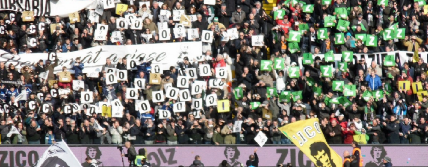 Udinese, no alla “Curva Zico”