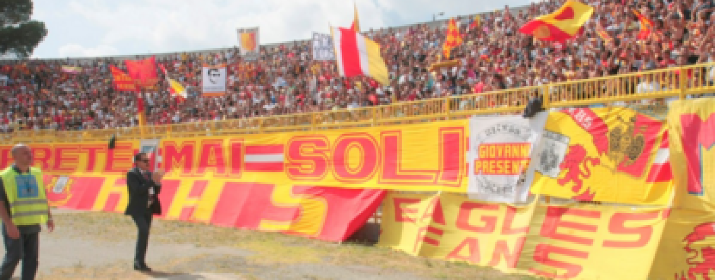 Catanzaro, gli Ultras ’73 accolgono Noto