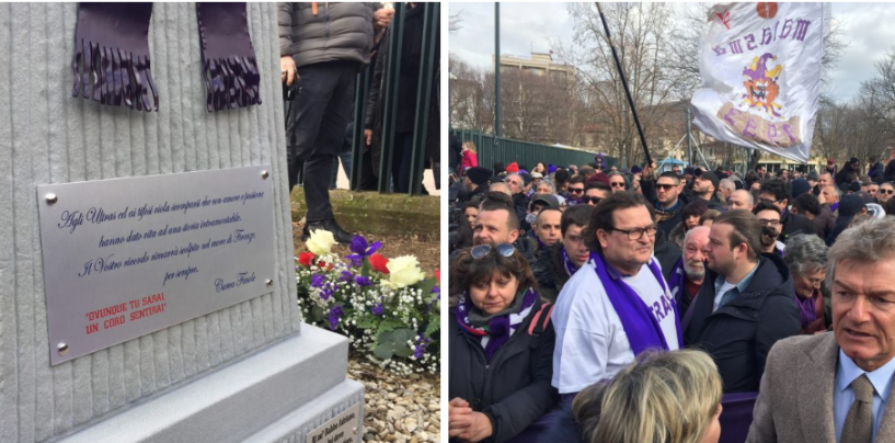 Firenze, monumento per gli ultras scomparsi