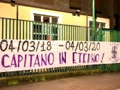 La Curva Fiesole ricorda Davide Astori: “Capitano in eterno”